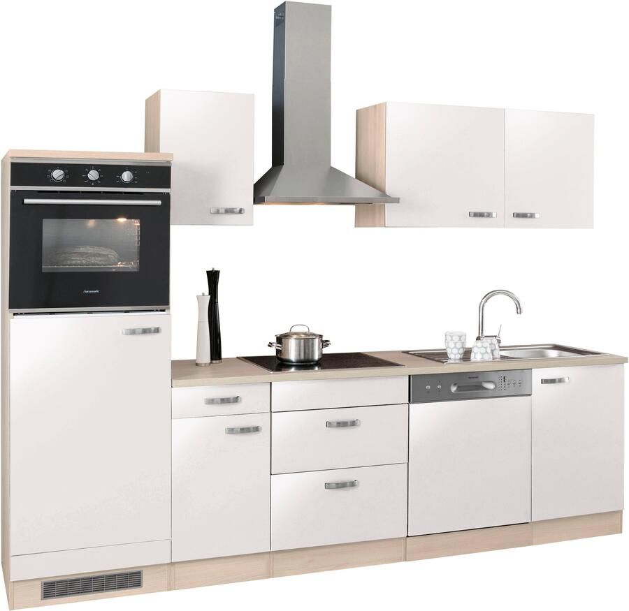 OPTIFIT Keukenblok Faro Breedte 270 cm optioneel met elektrische apparaten met werkblad - Foto 7