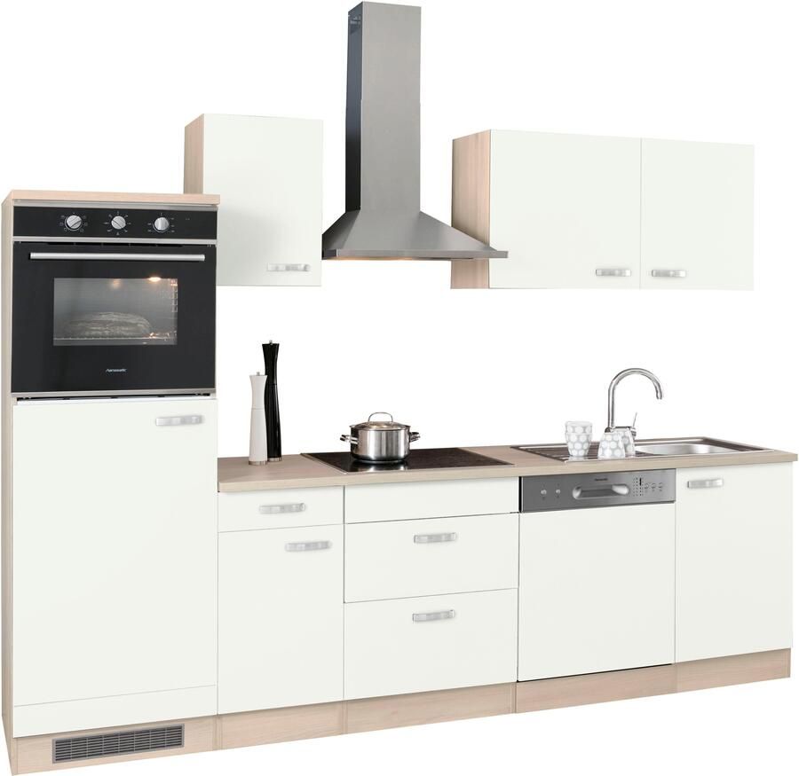 OPTIFIT Keukenblok Faro Breedte 270 cm optioneel met elektrische apparaten met werkblad - Foto 7