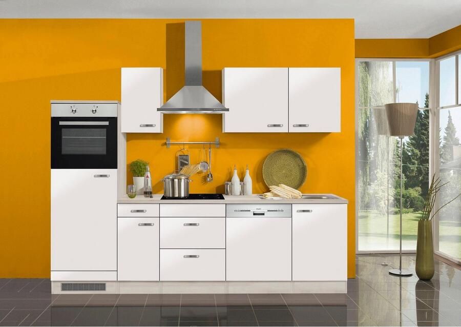 OPTIFIT Keukenblok Faro Breedte 270 cm optioneel met elektrische apparaten met werkblad - Foto 3