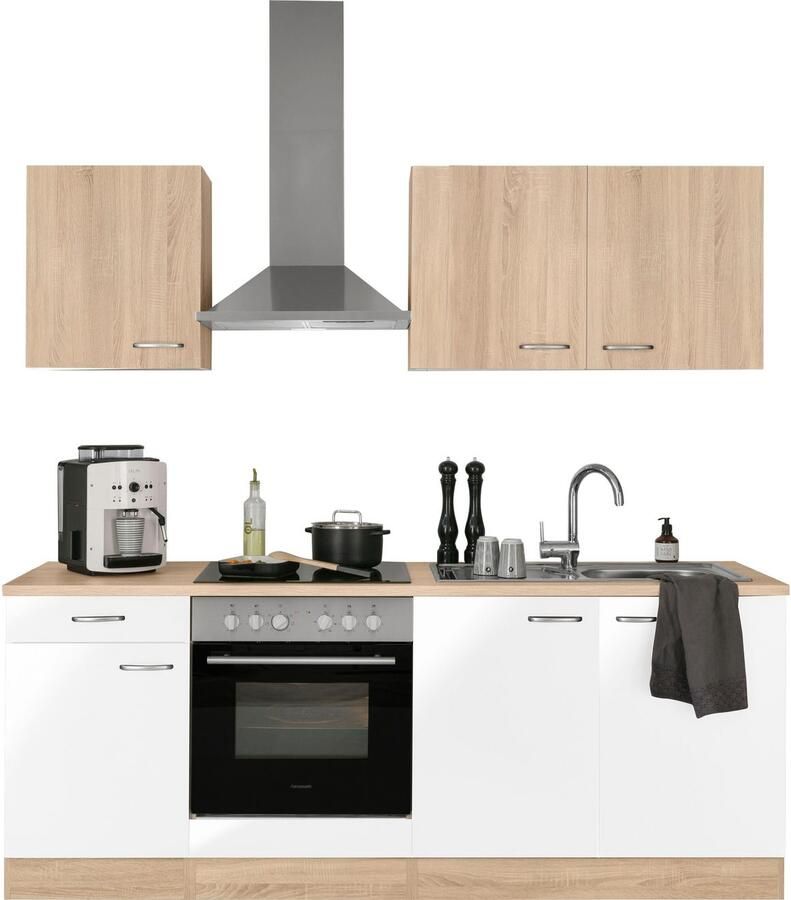 OPTIFIT Keukenblok Parare zonder elektrische apparaten breedte 210 cm - Foto 3