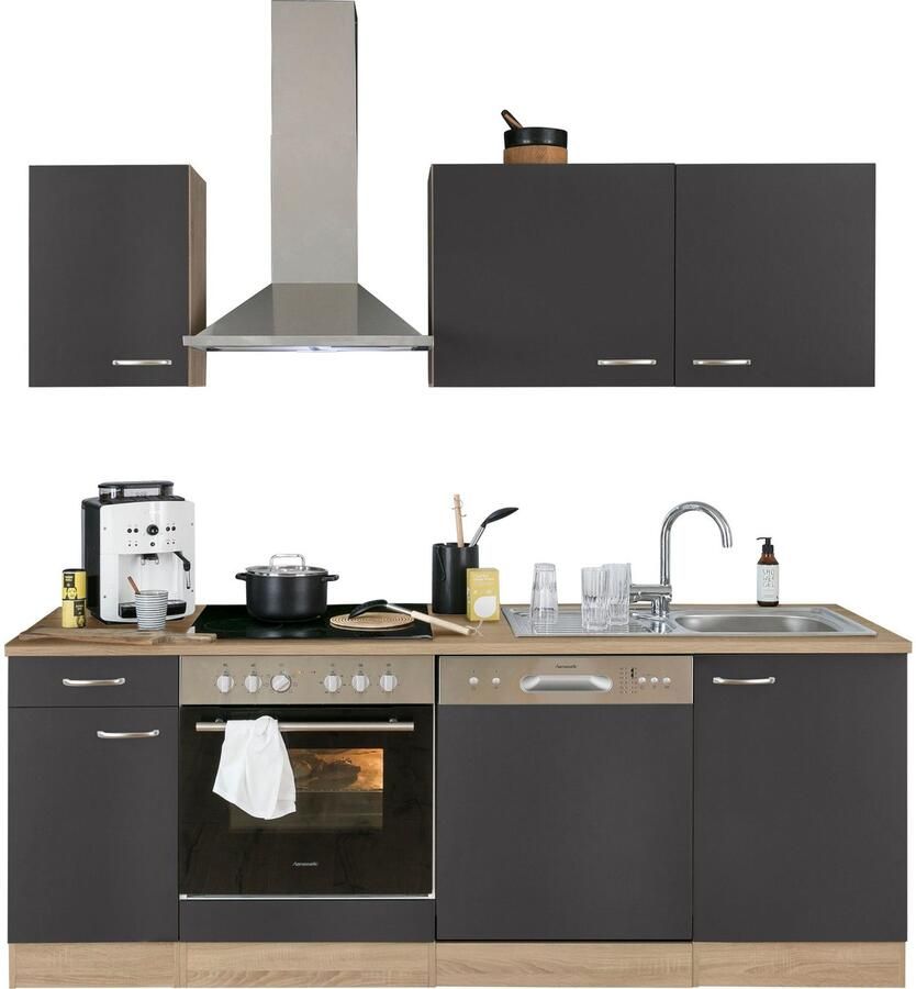 OPTIFIT Keukenblok Parare zonder elektrische apparaten breedte 210 cm - Foto 2