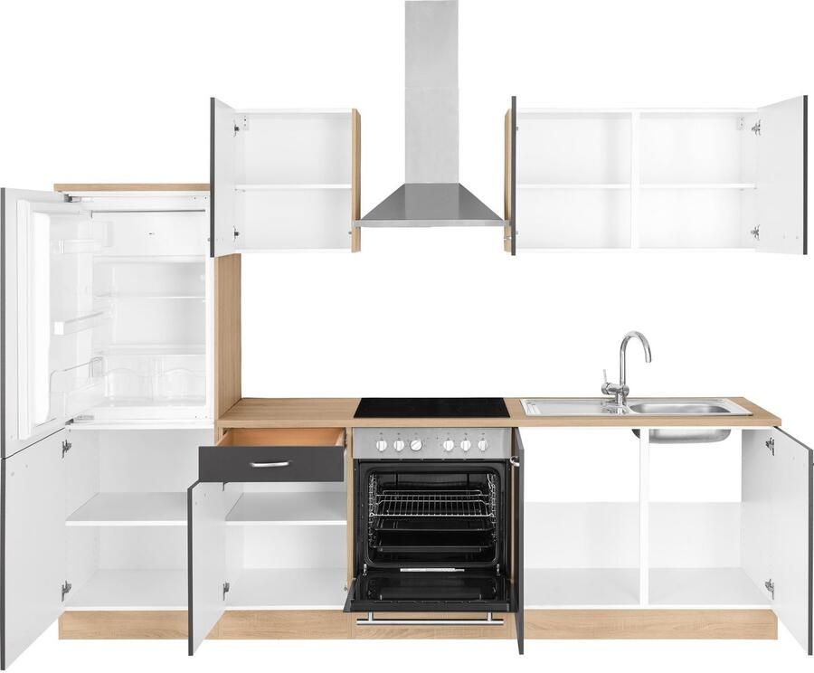 OPTIFIT Keukenblok Parare zonder elektrische apparaten breedte 270 cm - Foto 3