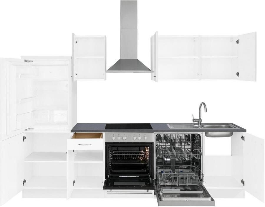 OPTIFIT Keukenblok Parare zonder elektrische apparaten breedte 270 cm - Foto 3