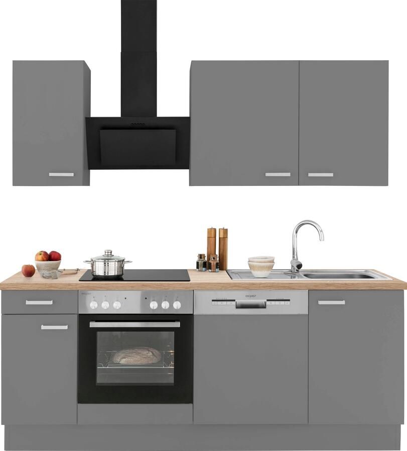 OPTIFIT Keukenblok Parma zonder elektrische apparaten breedte 210 cm - Foto 4