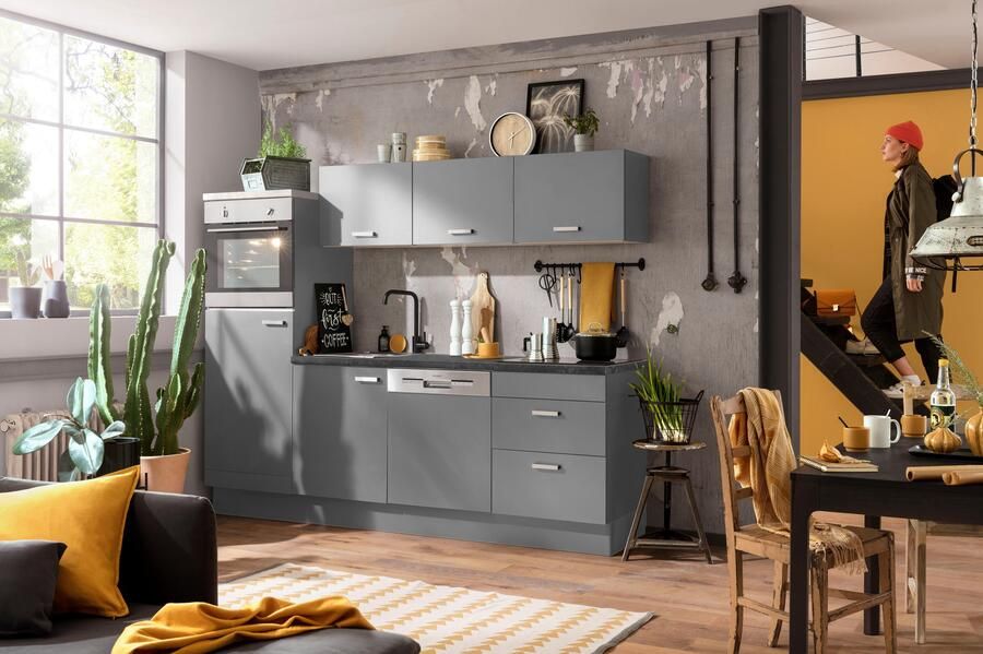 OPTIFIT Keukenblok Parma zonder elektrische apparaten breedte 240 cm - Foto 4