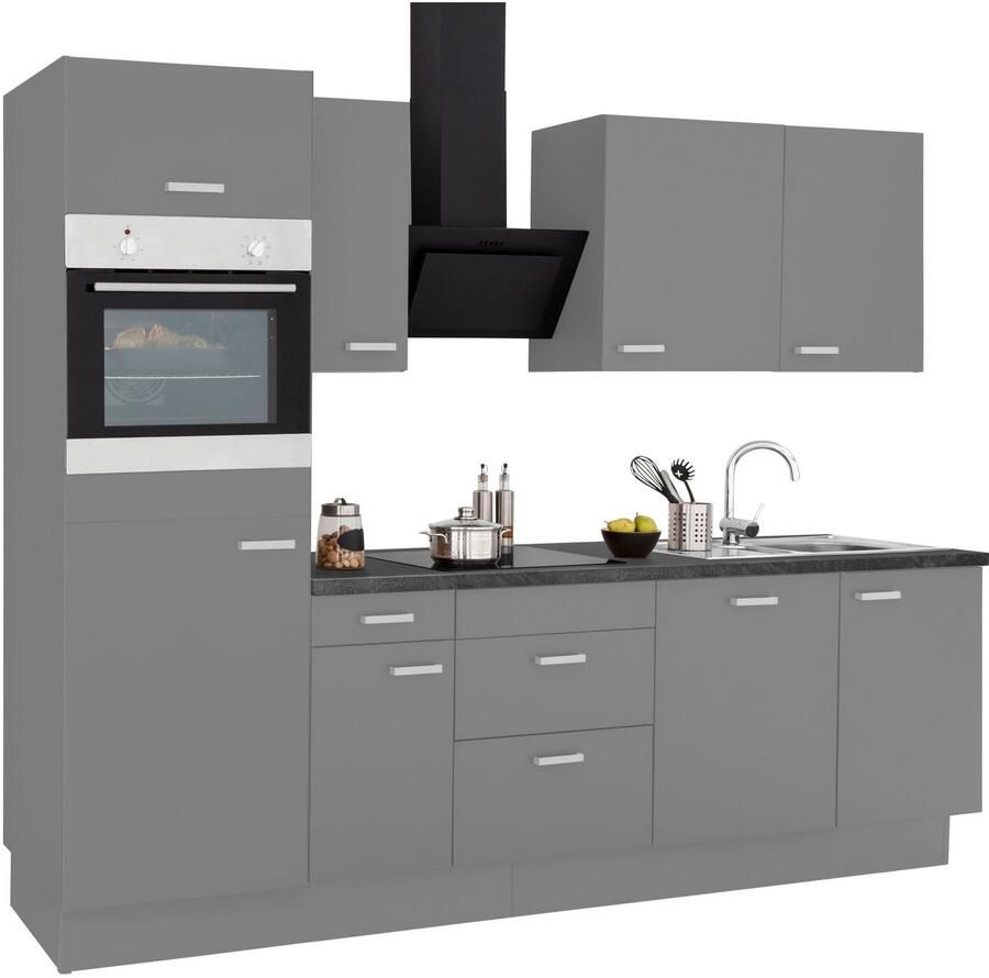 OPTIFIT Keukenblok Parma zonder elektrische apparaten breedte 270 cm