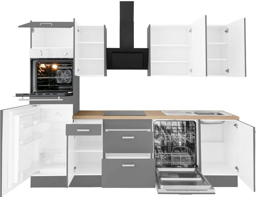 OPTIFIT Keukenblok Parma zonder elektrische apparaten breedte 270 cm - Foto 2