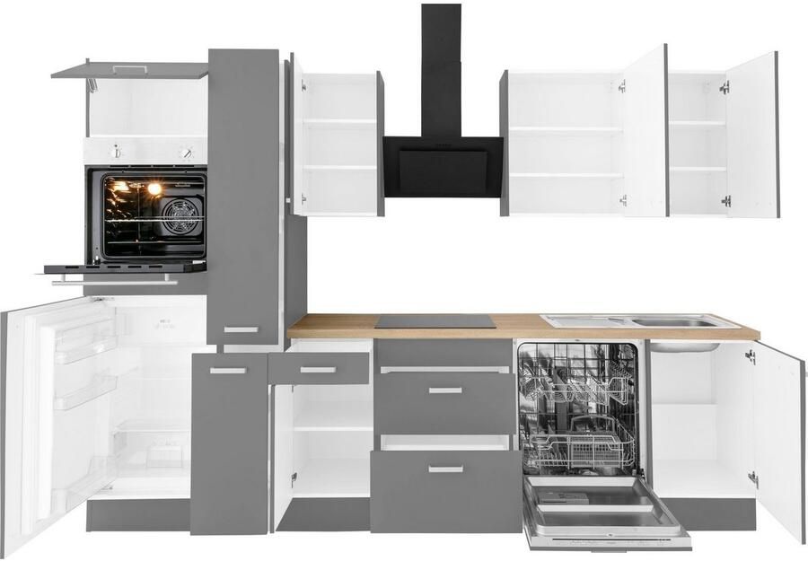 OPTIFIT Keukenblok Parma zonder elektrische apparaten breedte 300 cm - Foto 2