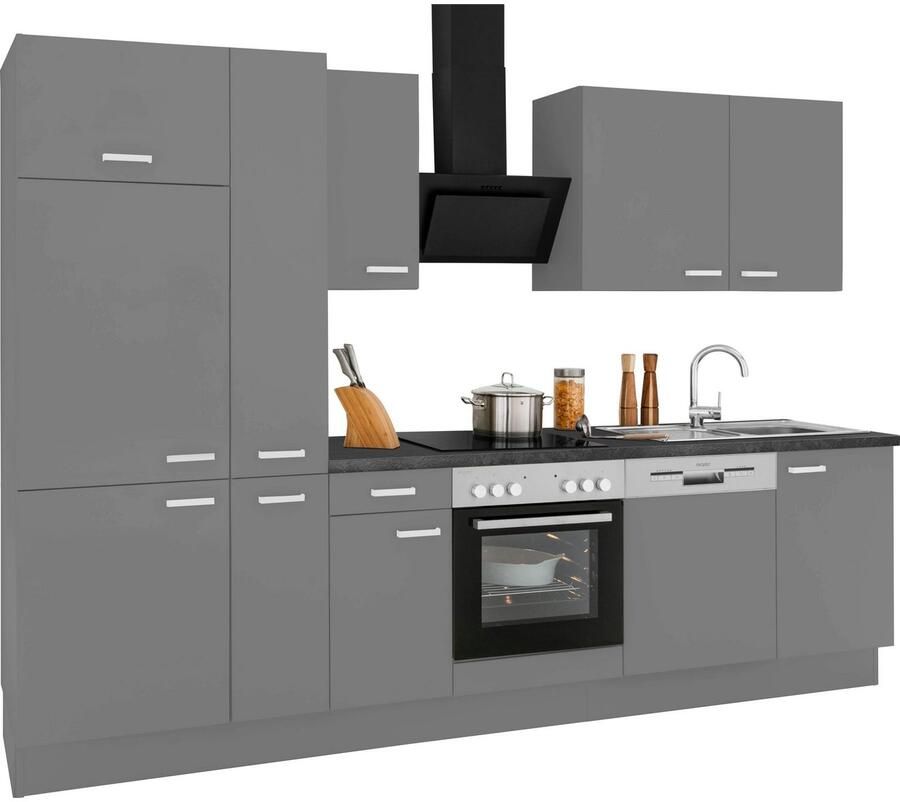 OPTIFIT Keukenblok Parma zonder elektrische apparaten breedte 300 cm