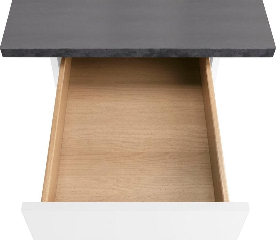 OPTIFIT Keukenblok Roth Breedte 210 cm optioneel met elektrische apparaten push-to-open functie - Foto 4