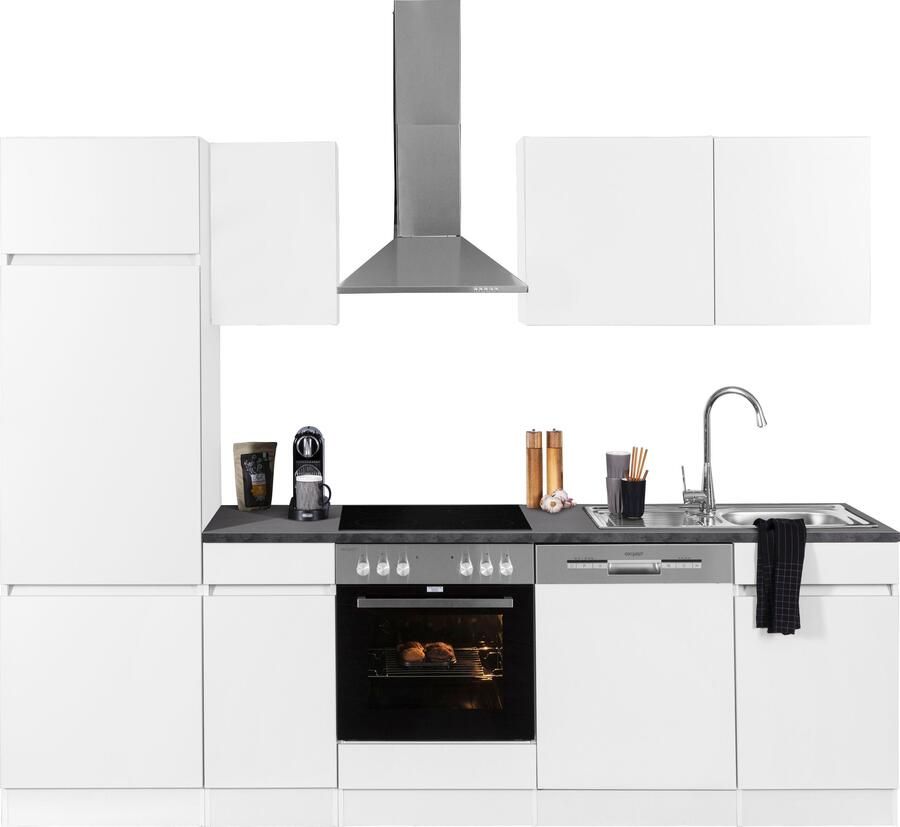 OPTIFIT Keukenblok Roth Breedte 270 cm optioneel met elektrische apparaten met push-to-open functie - Foto 7