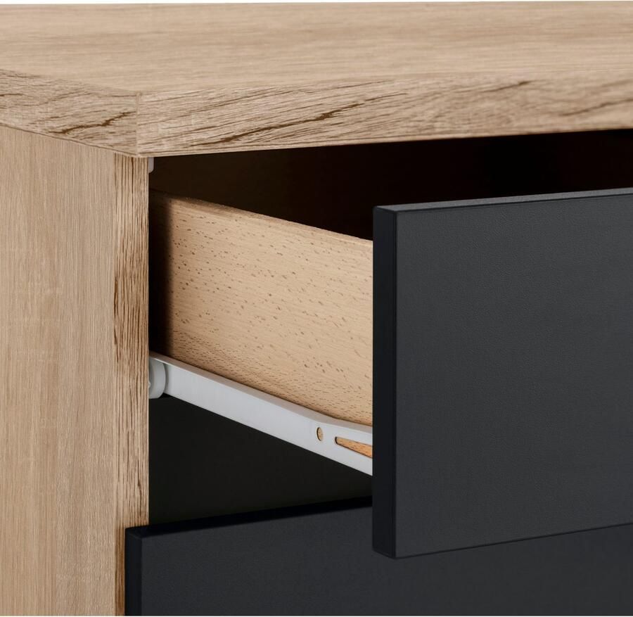 OPTIFIT Hoekkeuken Roth Afmetingen 300x175 cm naar keuze met elektrische apparaten met apothekerskast