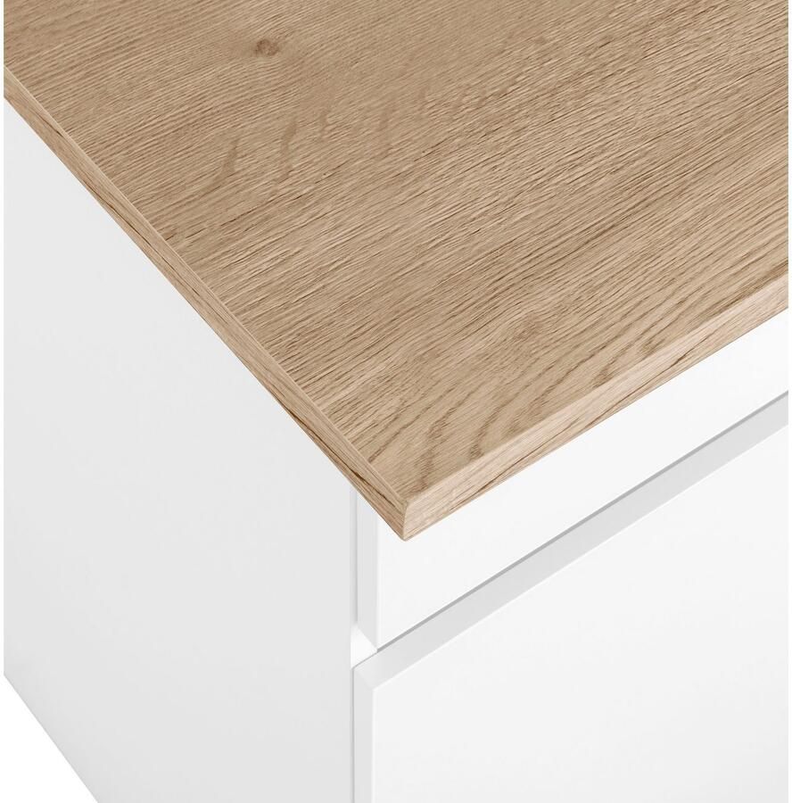 OPTIFIT Keukenblok Roth Breedte 300 cm optioneel met elektrische apparaten met apothekerskast