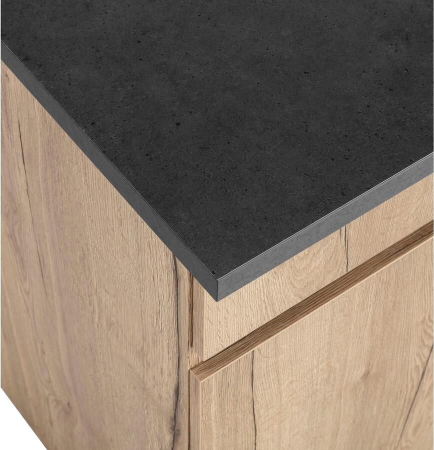 OPTIFIT Keukenblok Roth Breedte 300 cm optioneel met elektrische apparaten met apothekerskast - Foto 2