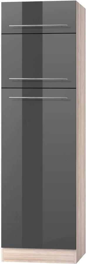 OPTIFIT Koelkastombouw Bern 60 cm breed 212 cm hoog met in hoogte verstelbare stelpoten - Foto 2