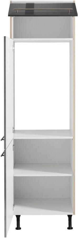 OPTIFIT Koelkastombouw Bern 60 cm breed 212 cm hoog met in hoogte verstelbare stelpoten - Foto 5