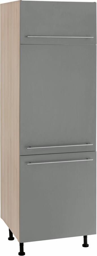 OPTIFIT Koelkastombouw Bern 60 cm breed 212 cm hoog met in hoogte verstelbare stelpoten - Foto 8