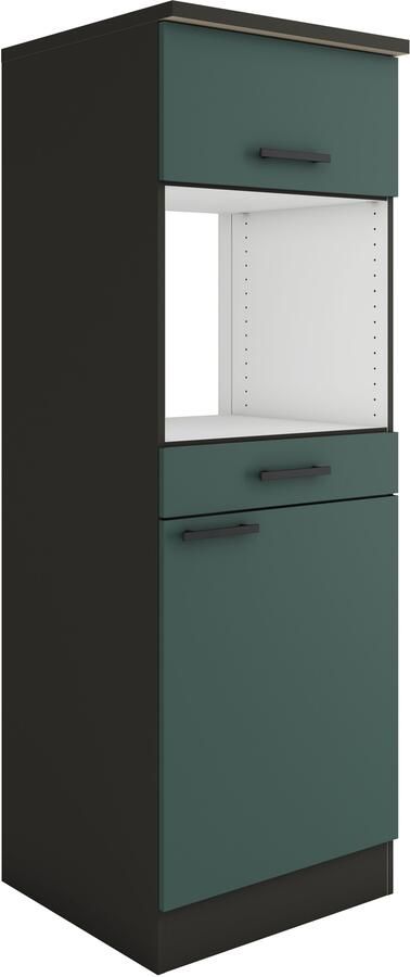 OPTIFIT Magnetronombouwkast Palma Breedte 60 cm niche-afmetingen voor magnetron B D H 56 7 55 5 44 8 cm - Foto 3