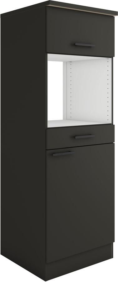 OPTIFIT Magnetronombouwkast Palma Breedte 60 cm niche-afmetingen voor magnetron B D H 56 7 55 5 44 8 cm - Foto 3