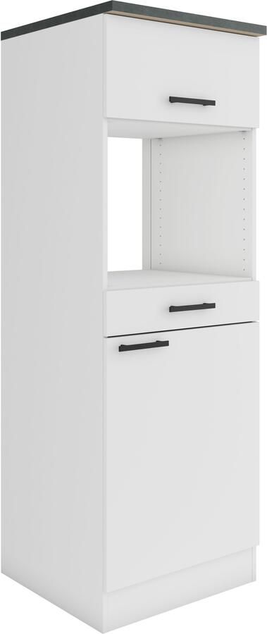 OPTIFIT Magnetronombouwkast Palma Breedte 60 cm niche-afmetingen voor magnetron B D H 56 7 55 5 44 8 cm - Foto 3