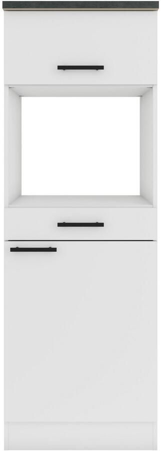 OPTIFIT Magnetronombouwkast Palma Breedte 60 cm niche-afmetingen voor magnetron B D H 56 7 55 5 44 8 cm - Foto 2