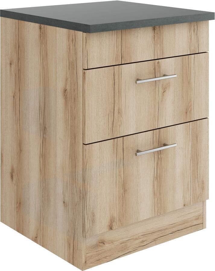 OPTIFIT Ombouwkast voor fornuis Bella Breedte 60 cm voor kookplaten 2 uittrekken - Foto 3