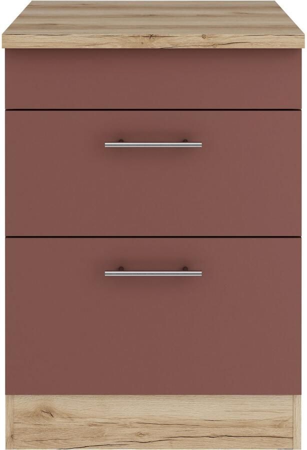 OPTIFIT Ombouwkast voor fornuis Bella Breedte 60 cm voor kookplaten 2 uittrekken - Foto 2