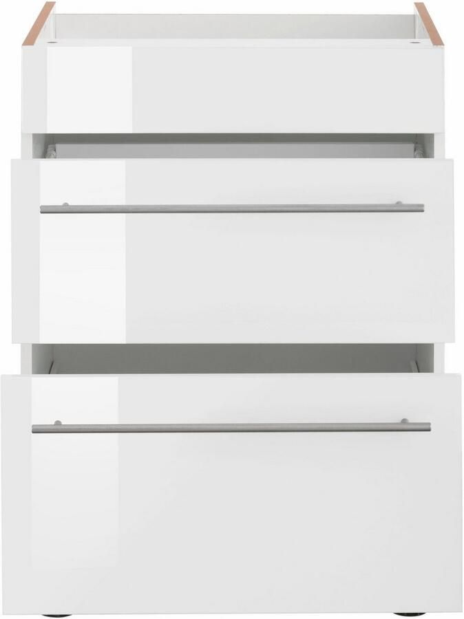 OPTIFIT Ombouwkast voor fornuis Bern 60 cm breed met 2 laden met in hoogte verstelbare poten - Foto 3