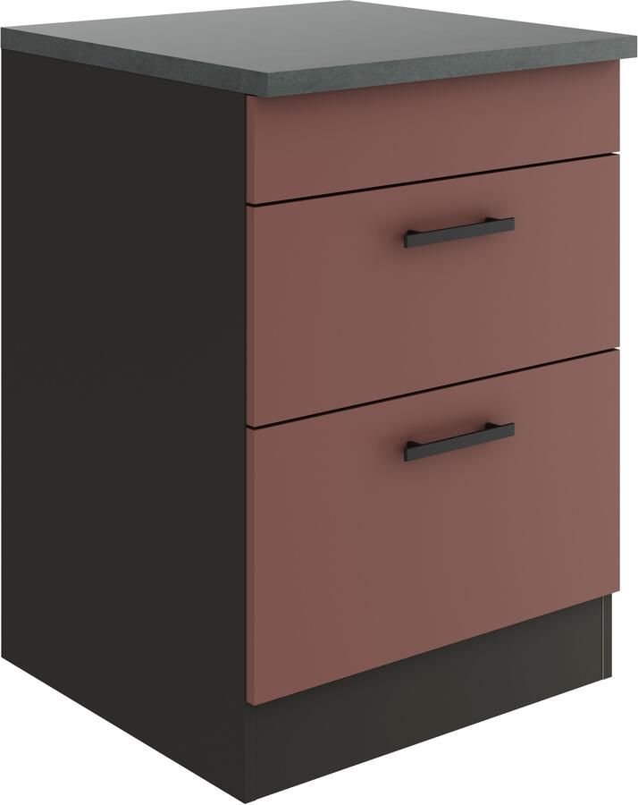 OPTIFIT Ombouwkast voor fornuis Palma Breedte 60 cm voor kookplaten met 2 uittrekken - Foto 3