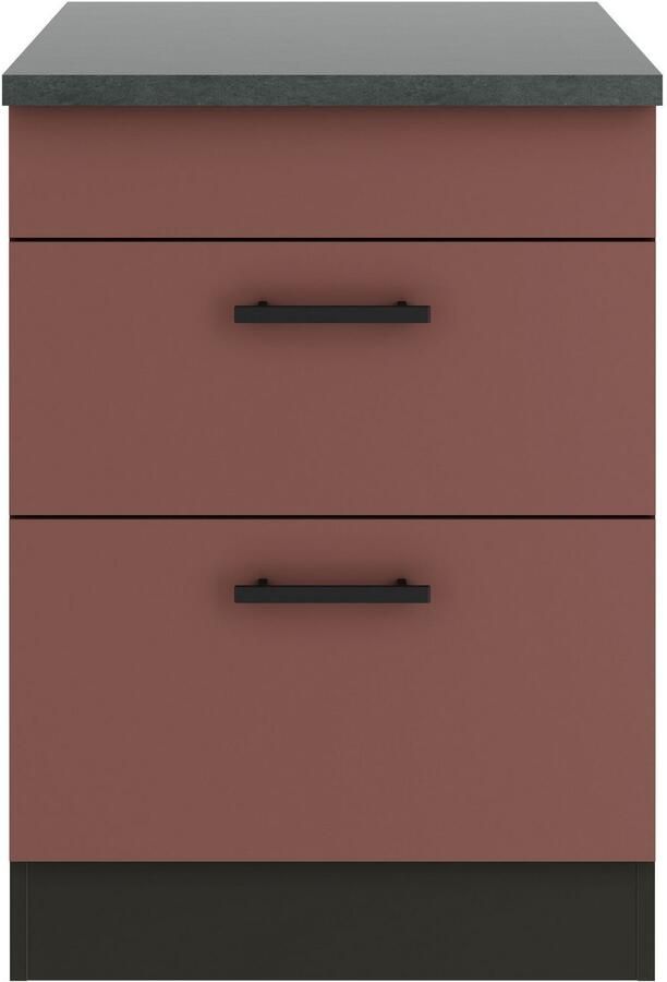 OPTIFIT Ombouwkast voor fornuis Palma Breedte 60 cm voor kookplaten met 2 uittrekken - Foto 2