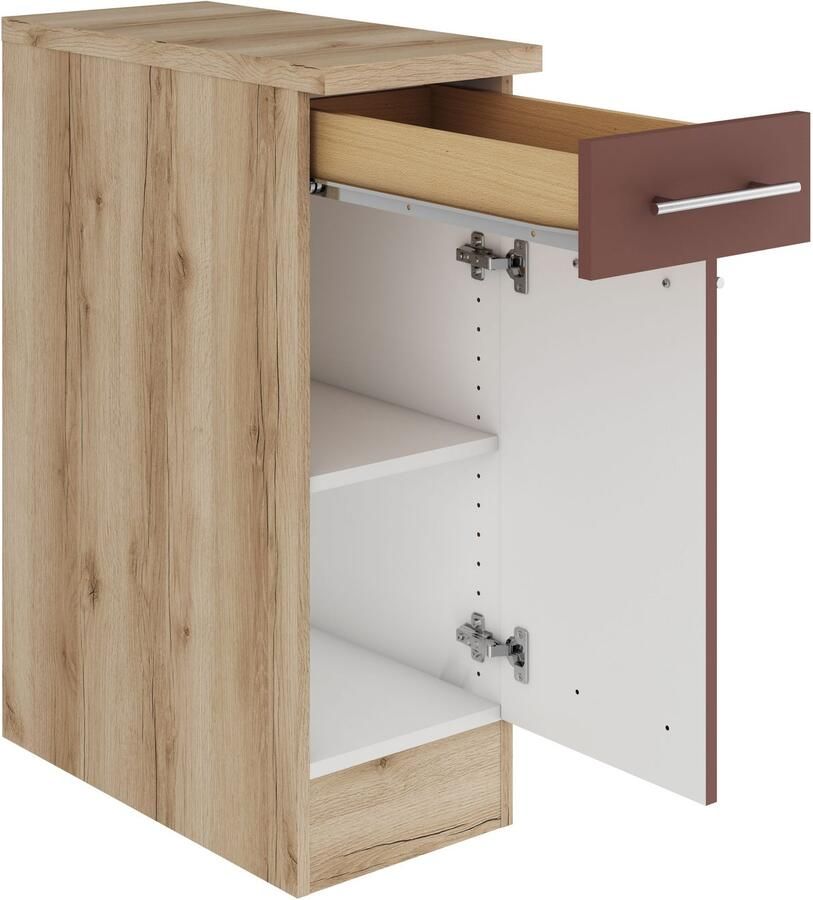 OPTIFIT Onderkast Bella Breedte 30 cm 1 deur 1 legplank 1 lade