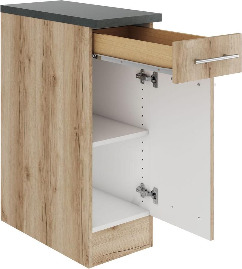 OPTIFIT Onderkast Bella Breedte 30 cm 1 deur 1 legplank 1 lade