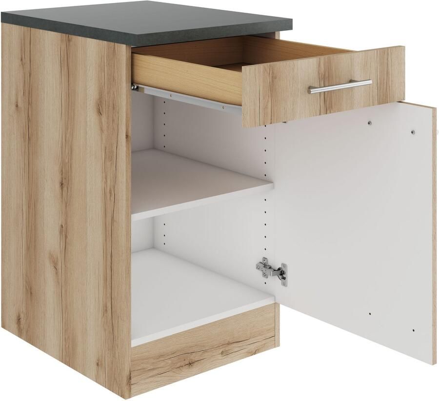 OPTIFIT Onderkast Bella Breedte 50 cm 1 deur 1 legplank 1 lade