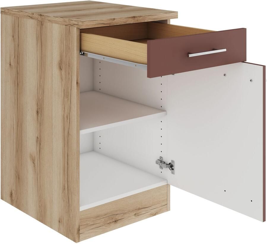 OPTIFIT Onderkast Bella Breedte 50 cm 1 deur 1 legplank 1 lade