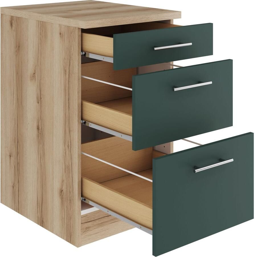 OPTIFIT Onderkast Bella Breedte 50 cm 2 uittrekken 1 lade