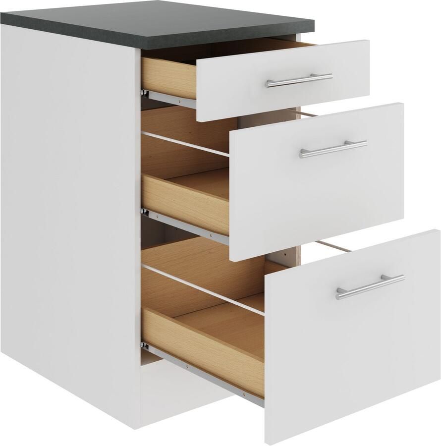 OPTIFIT Onderkast Bella Breedte 50 cm 2 uittrekken 1 lade