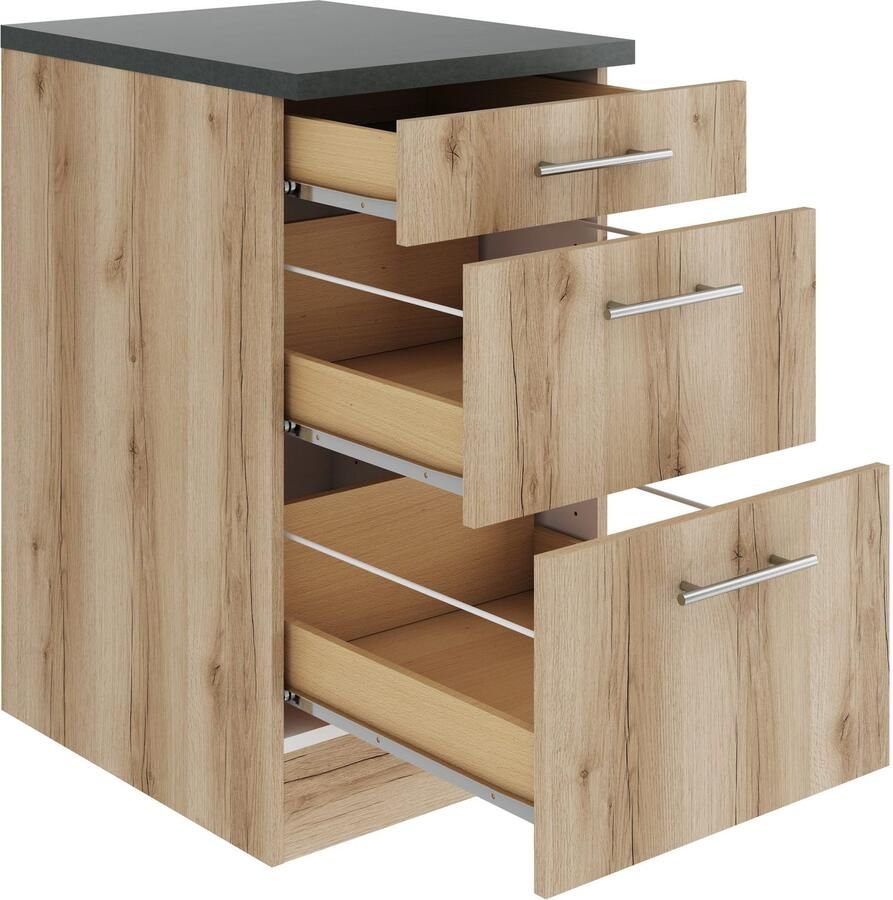 OPTIFIT Onderkast Bella Breedte 50 cm 2 uittrekken 1 lade