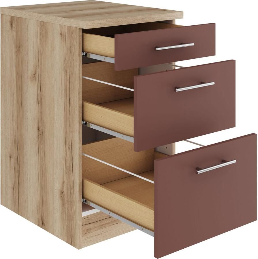 OPTIFIT Onderkast Bella Breedte 50 cm 2 uittrekken 1 lade