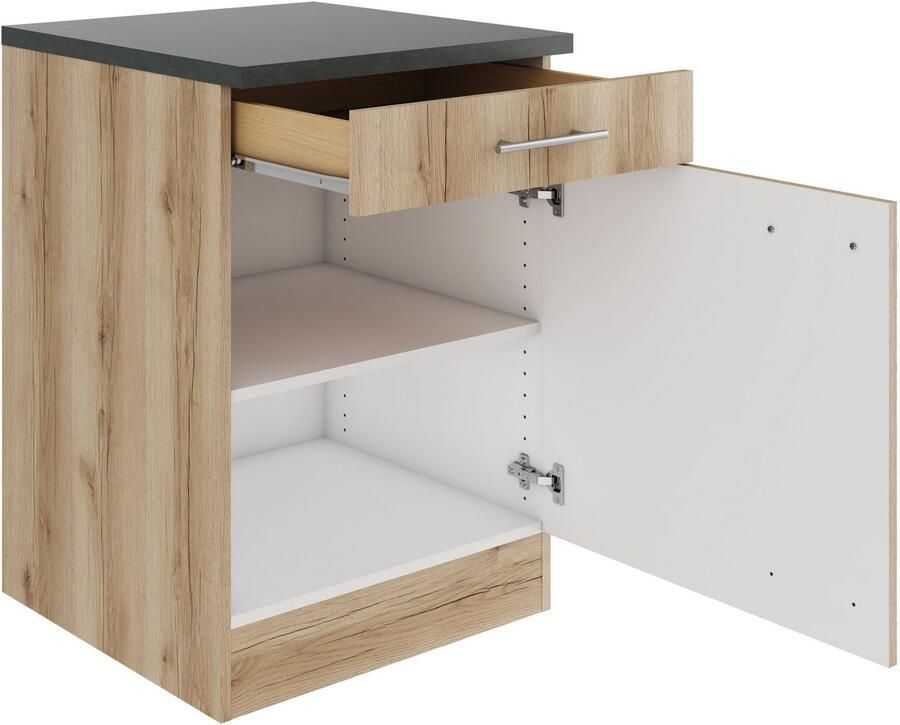 OPTIFIT Onderkast Bella Breedte 60 cm 1 deur 1 legplank 1 lade