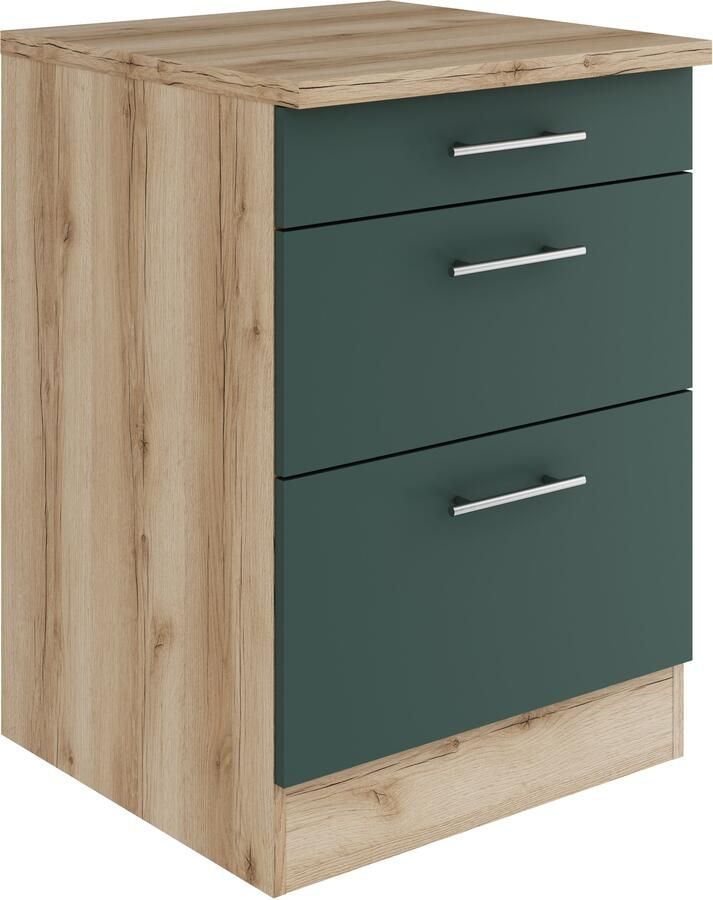 OPTIFIT Onderkast Bella Breedte 60 cm 2 lades 1 schuiflade - Foto 3