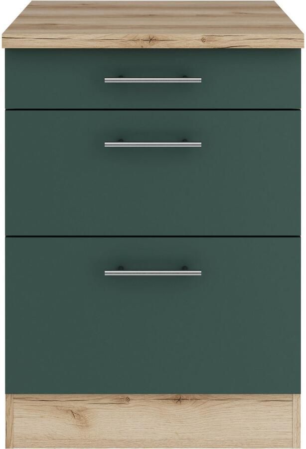 OPTIFIT Onderkast Bella Breedte 60 cm 2 lades 1 schuiflade - Foto 2