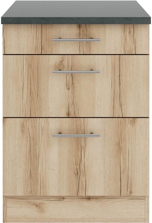 OPTIFIT Onderkast Bella Breedte 60 cm 2 lades 1 schuiflade - Foto 2