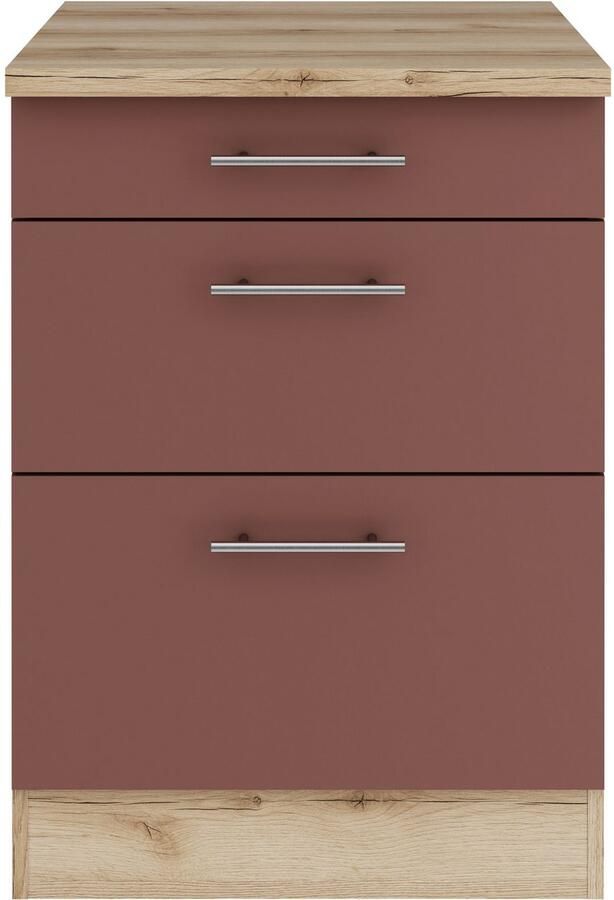 OPTIFIT Onderkast Bella Breedte 60 cm 2 lades 1 schuiflade - Foto 2