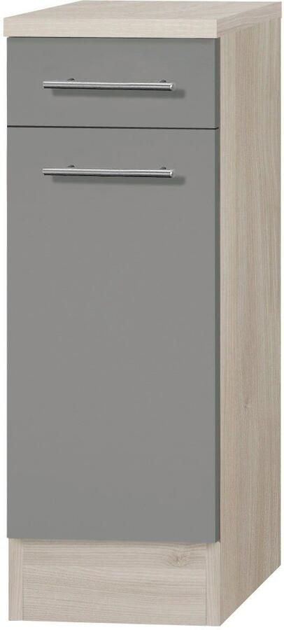 OPTIFIT Onderkast Bern 30 cm breed met 1 deur en lade met in hoogte verstelbare poten