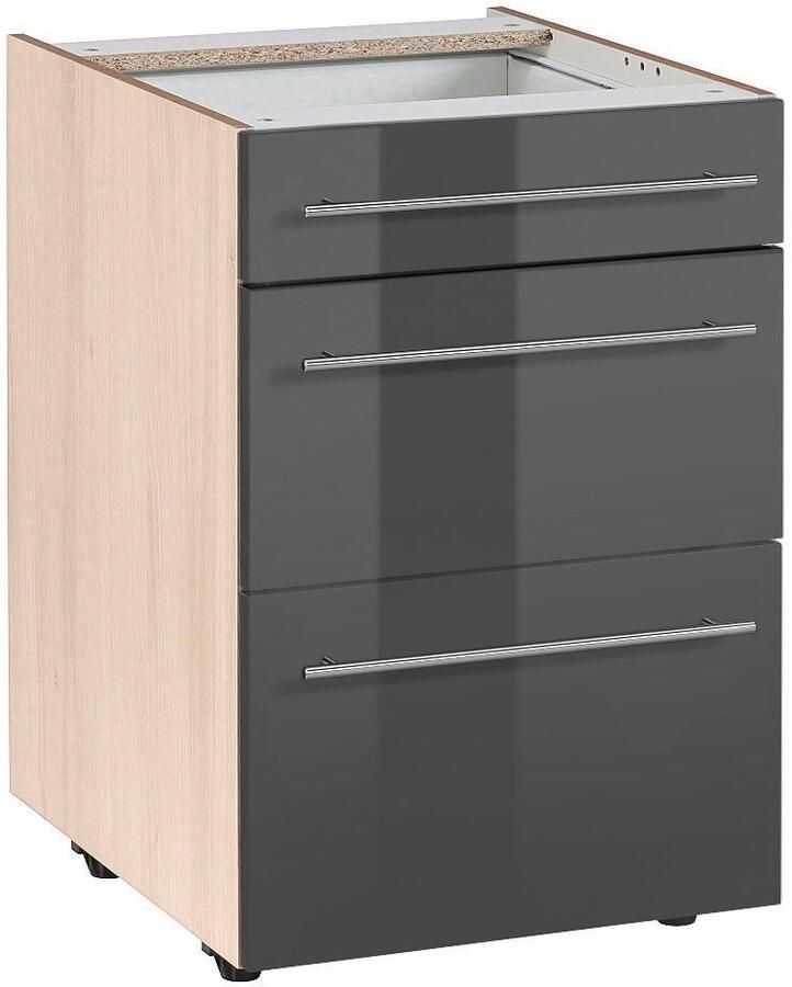 OPTIFIT Onderkast Bern 50 cm breed met lade en 2 laden in hoogte verstelbare poten - Foto 4