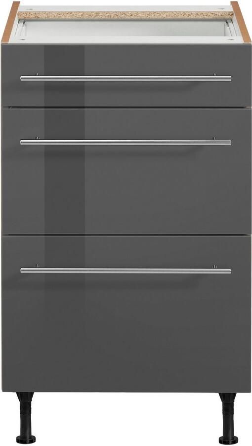 OPTIFIT Onderkast Bern 50 cm breed met lade en 2 laden in hoogte verstelbare poten - Foto 9