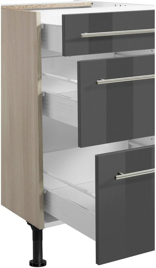 OPTIFIT Onderkast Bern 50 cm breed met lade en 2 laden in hoogte verstelbare poten - Foto 8