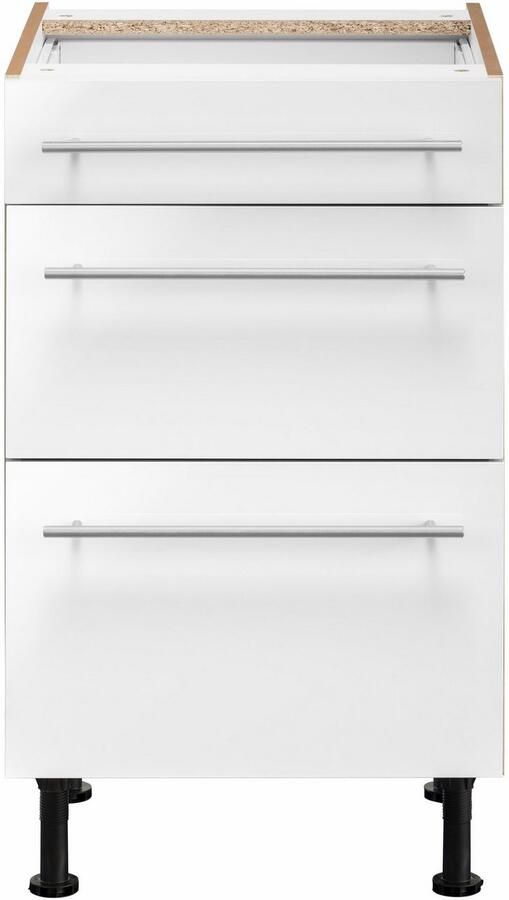 OPTIFIT Onderkast Bern 50 cm breed met lade en 2 laden in hoogte verstelbare poten - Foto 8