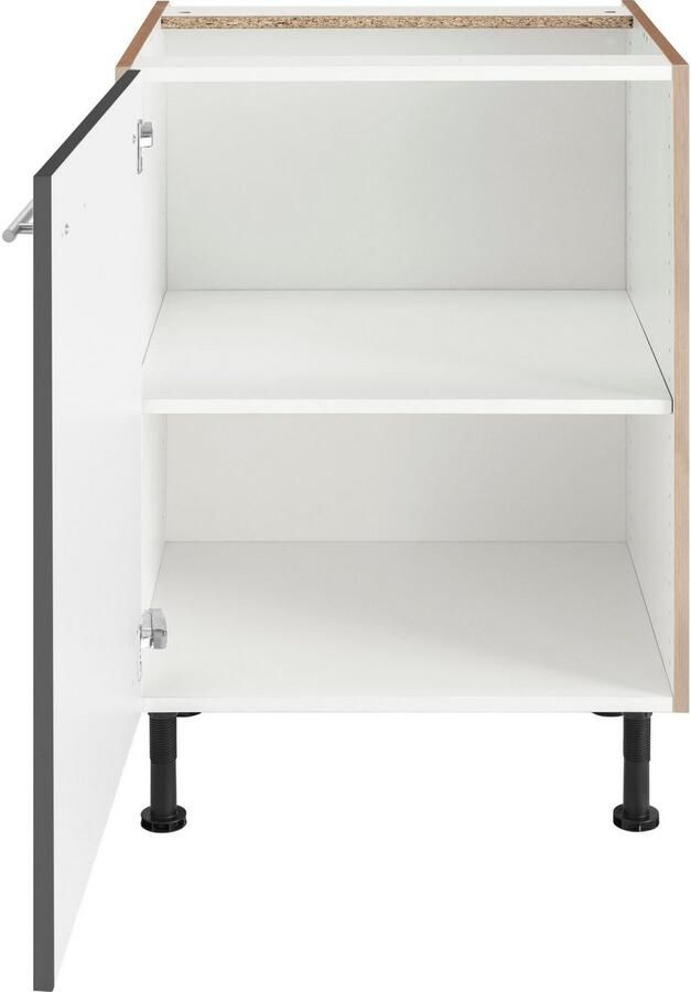 OPTIFIT Onderkast Bern 60 cm breed met 1 deur met in hoogte verstelbare voeten met metalen greep - Foto 2