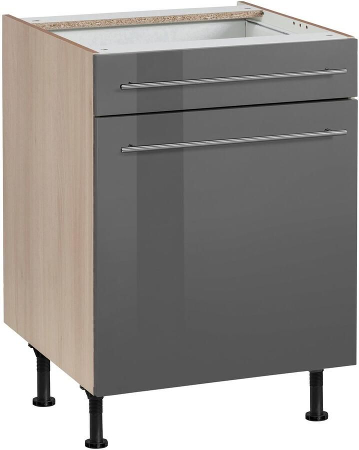 OPTIFIT Onderkast Bern 60 cm breed met deur en lade met in hoogte verstelbare poten - Foto 2